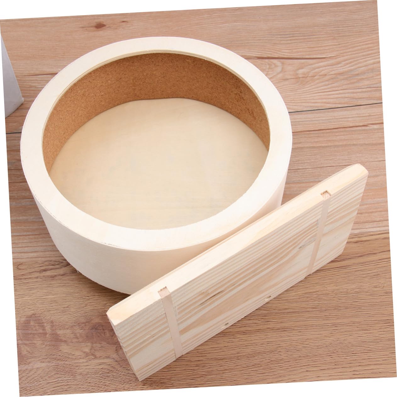 Rueda de Ejercicio de Madera para Hámster Mediana Disco Antideslizante para Roedores Pequeños Fomenta Ejercicio Saludable y Entrenamiento de Uñas