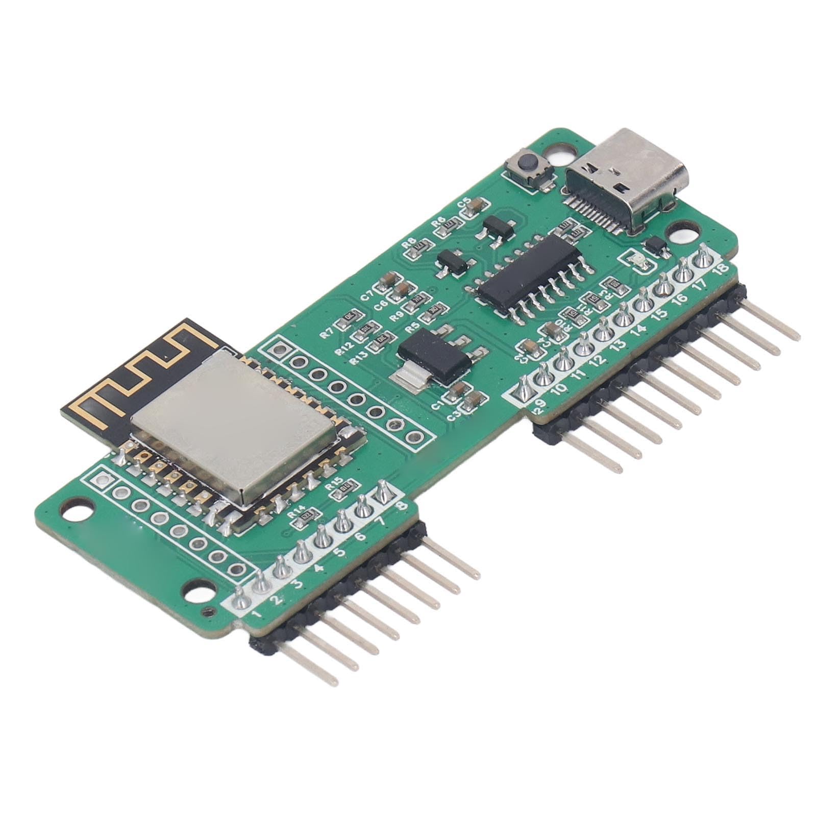 YWBL-WH Módulo WiFi, Placa de Desarrollo con Interfaz Tipo C para Flipper Zero, Compatible con Escáner y Firmware Deauthers V2, Chip de Puerto Serie CH340C
