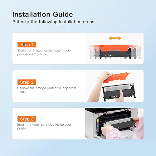 Miniatura 6 de E-Z Ink Cartucho de tóner de repuesto compatible para Samsung 404 404S CLT-K404S para usar con Xpress C430 C430W C480 C480FW Xpress SL-C430W