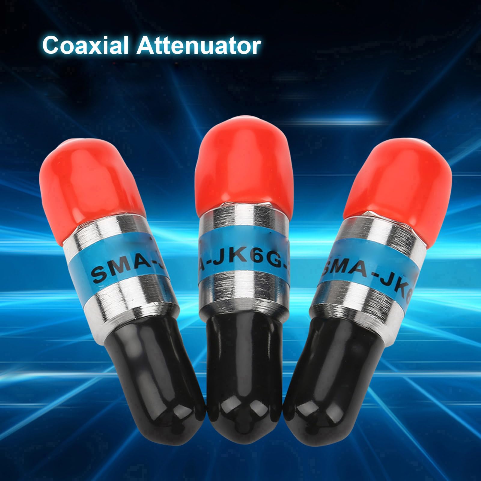 SUSTIA RF Male à l'atténuator atténuateur SMA atténuateur coaxial 2W 6GHz 50 ohm Atténuateur Fixe 1-30 DB pour Ajustement au Niveau du Signal (30 DB)
