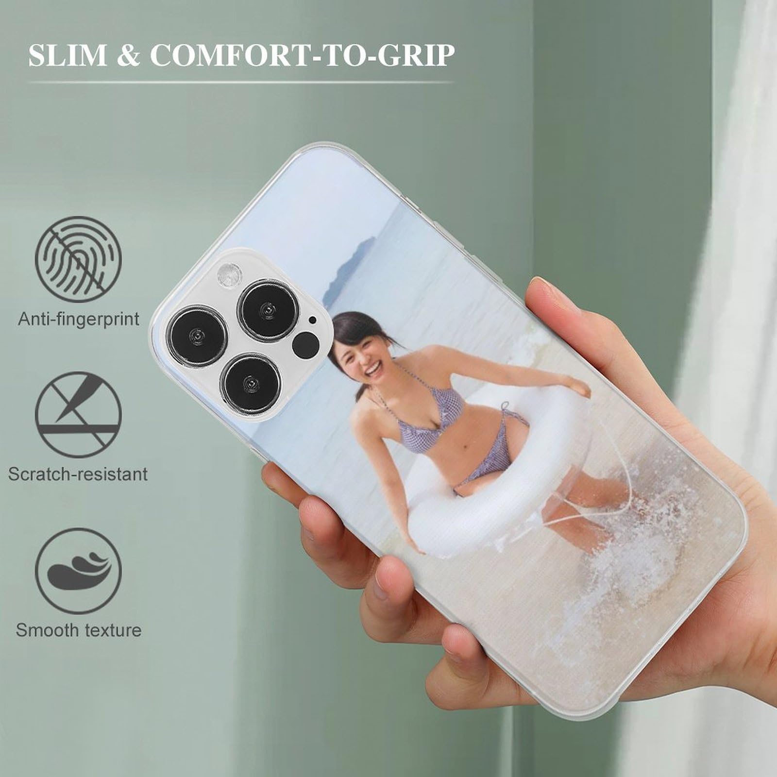 長濱ねるiPhoneケース Amazon.co.jp: iPhone 13 Pro Max用 ケース 長濱ねる 水着