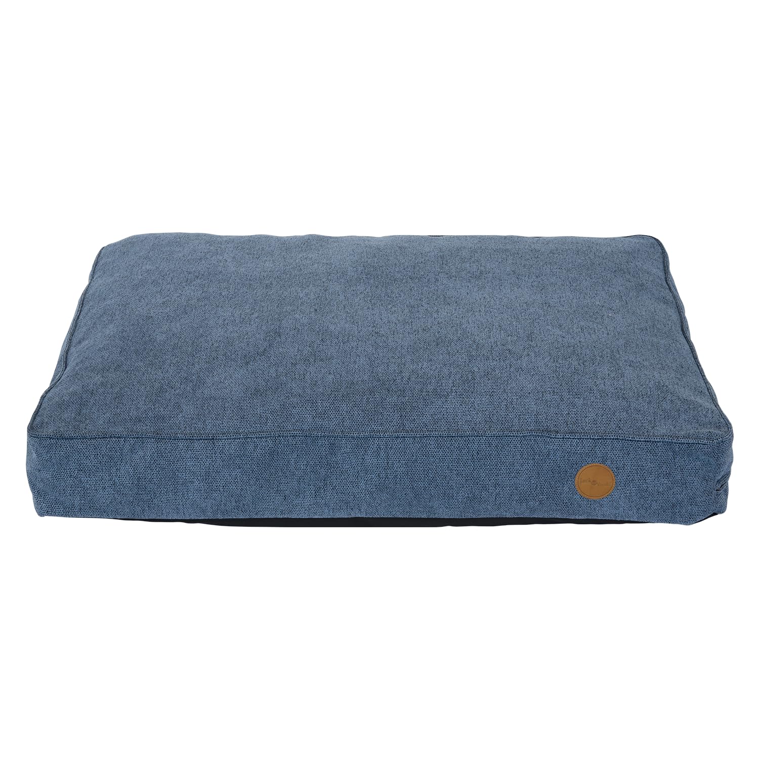 JACK AND VANILLA, Dog Bed, Riga Model, Blue, Size L, 100 x 70 x 14 cm