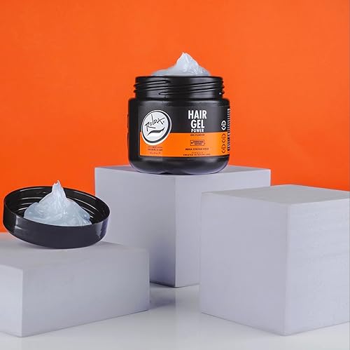 Miniatura 2 de Rolda Power Strong Hold Hair Gel for Men - Styling Gel Formula for Wet Look - High Shine, Strengthening & Hair Loss Control - Alcohol & Residue Free