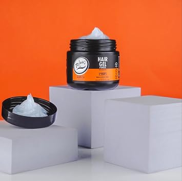 Rolda Power Strong Hold Hair Gel for Men - Styling Gel Formula for Wet Look - High Shine, Strengthening & Hair Loss Control - Alcohol & Residue Free (8.81 oz)