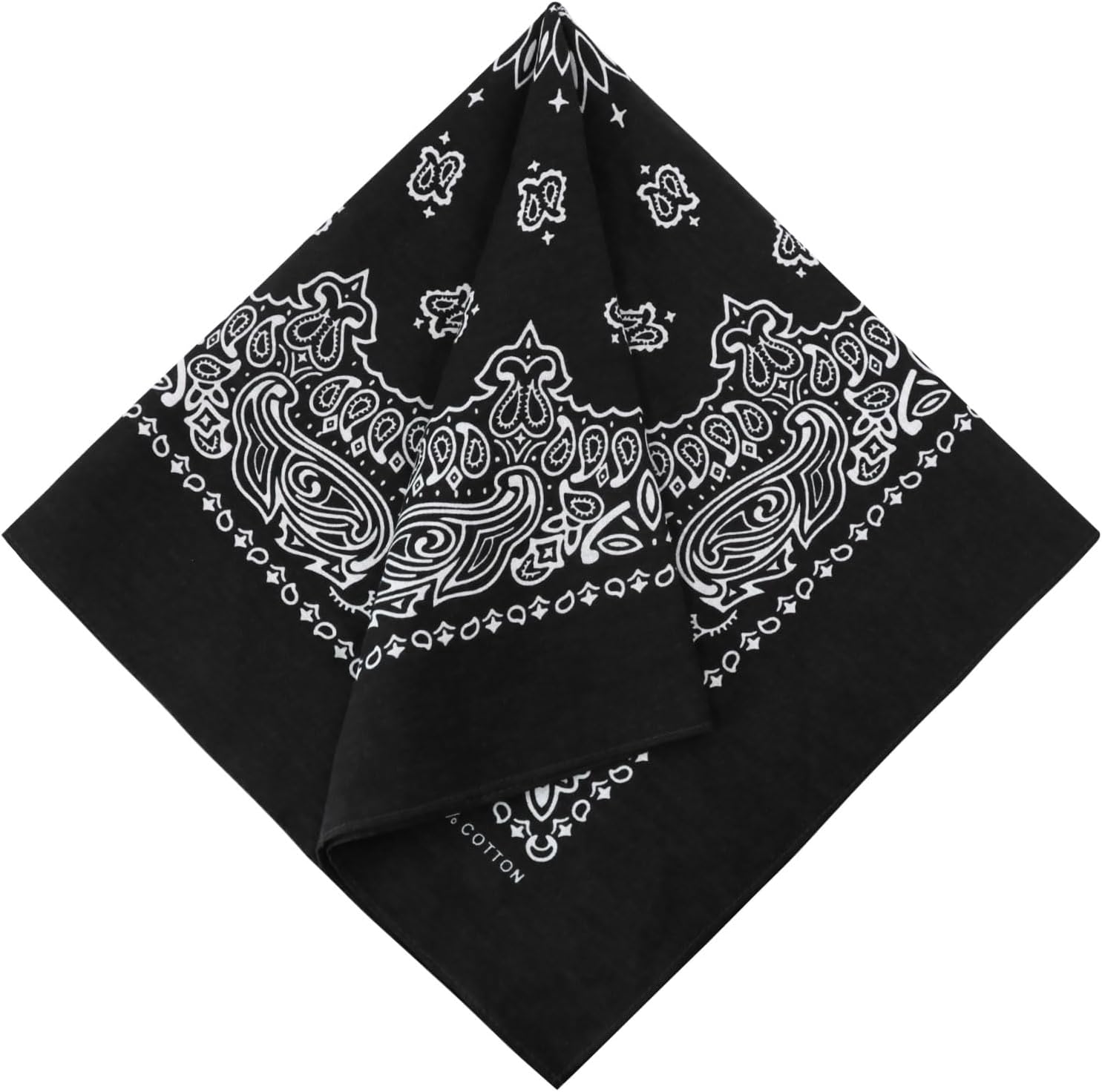 Mantieqingway Cotton Bandanas Handkerchiefs Face Mask Square Scarf Headwear for Unisex Women Men Boy Girls