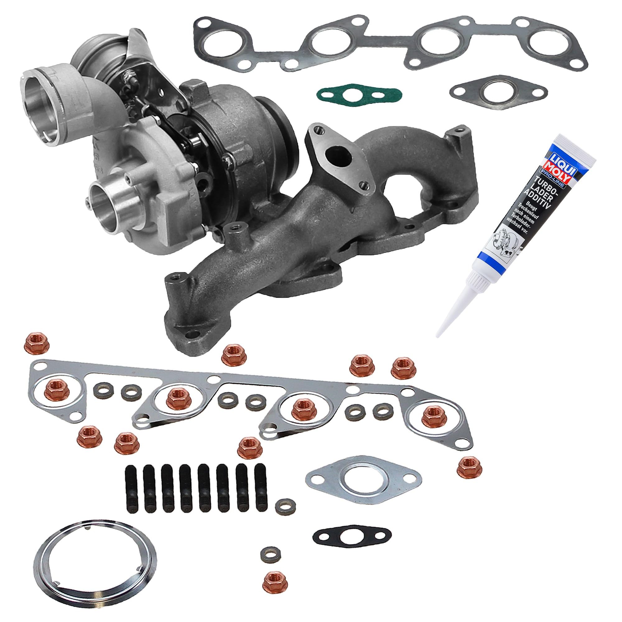 1x Turbocompresseur, kit de montage inclus,