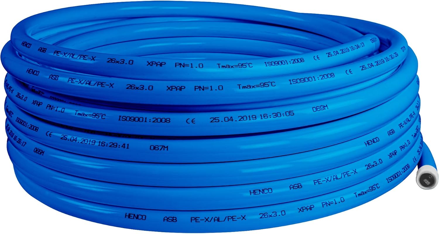 Industrial Air 024-0397IA 3/4” x 100 ft. HDPE/Aluminum Compressed Air Flexible Piping System Kit