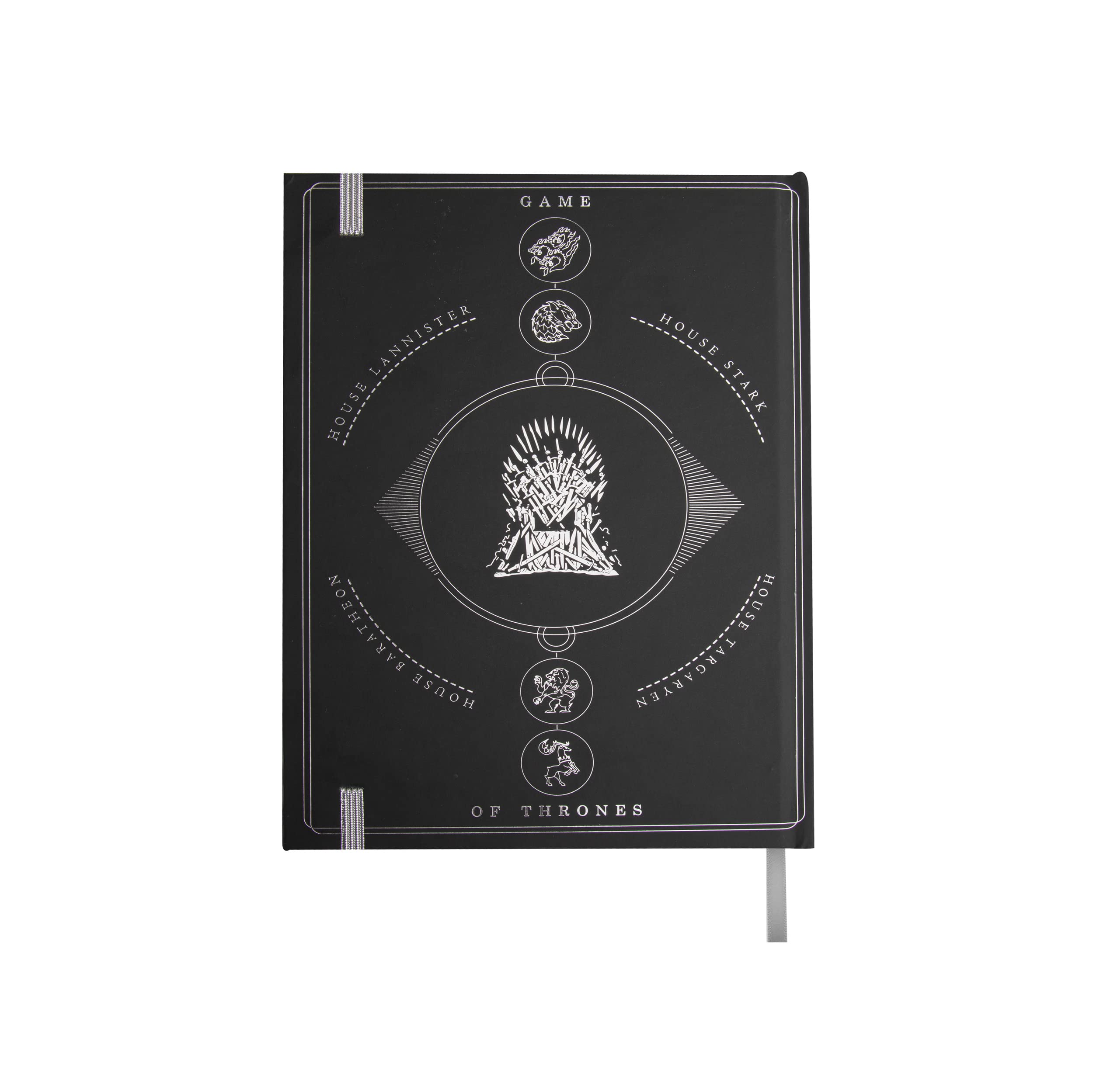 Cinereplicas Game of Thrones - Carnet à couverture rigide Westeros et sa carte pliable incluse 160 pages 14.5 * 21cm - Licence Officielle