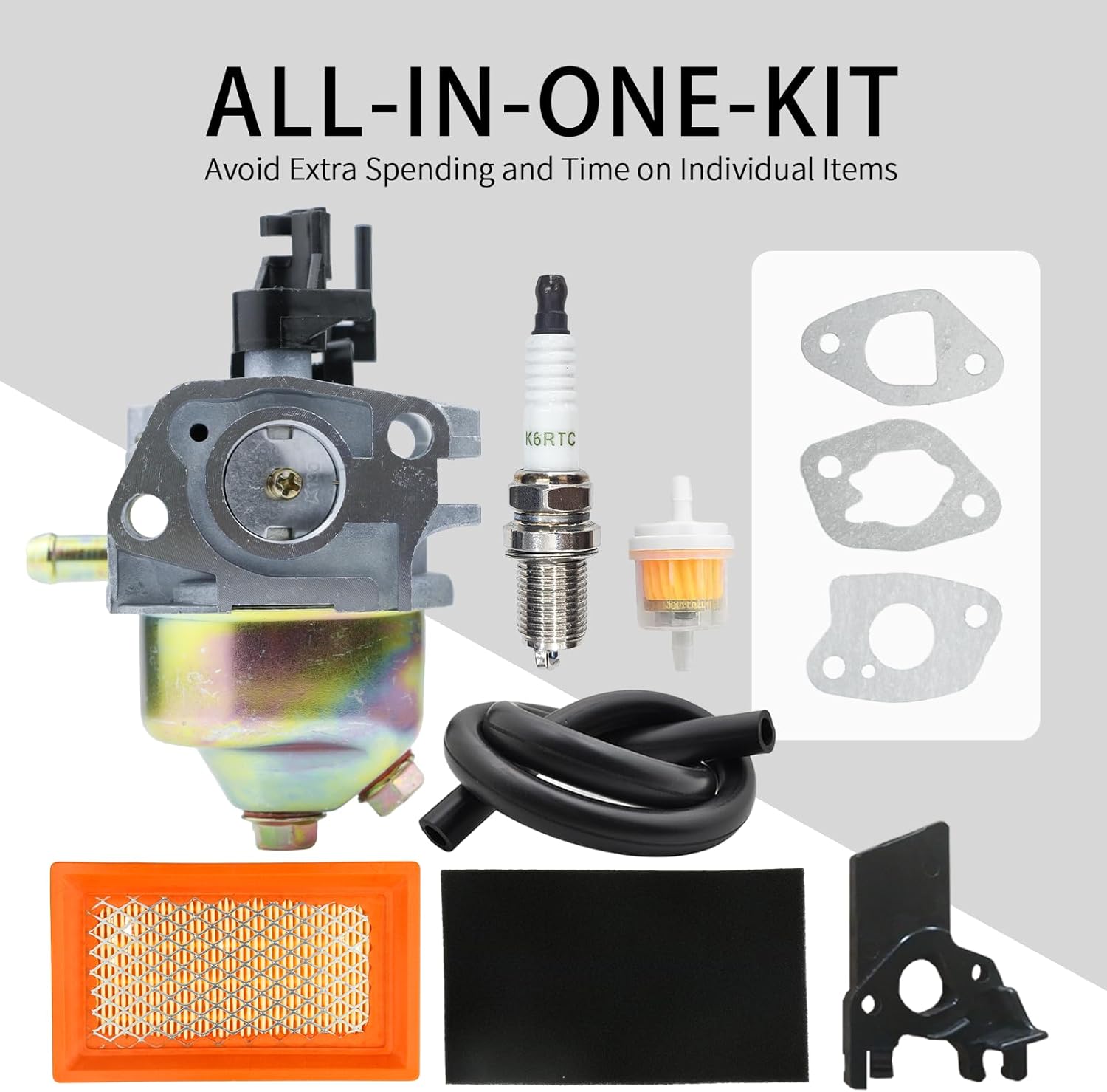 951-14423 Carburetor Replacement for Troy-Bilt MTD TB210 Craftsman M220 M105 Lawn Mower Engines with 951-10298 Air Filter