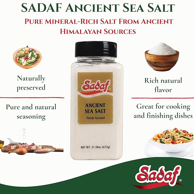 Sal de Mar Antigua Sadaf Fina - 21.58 oz miniatura 3