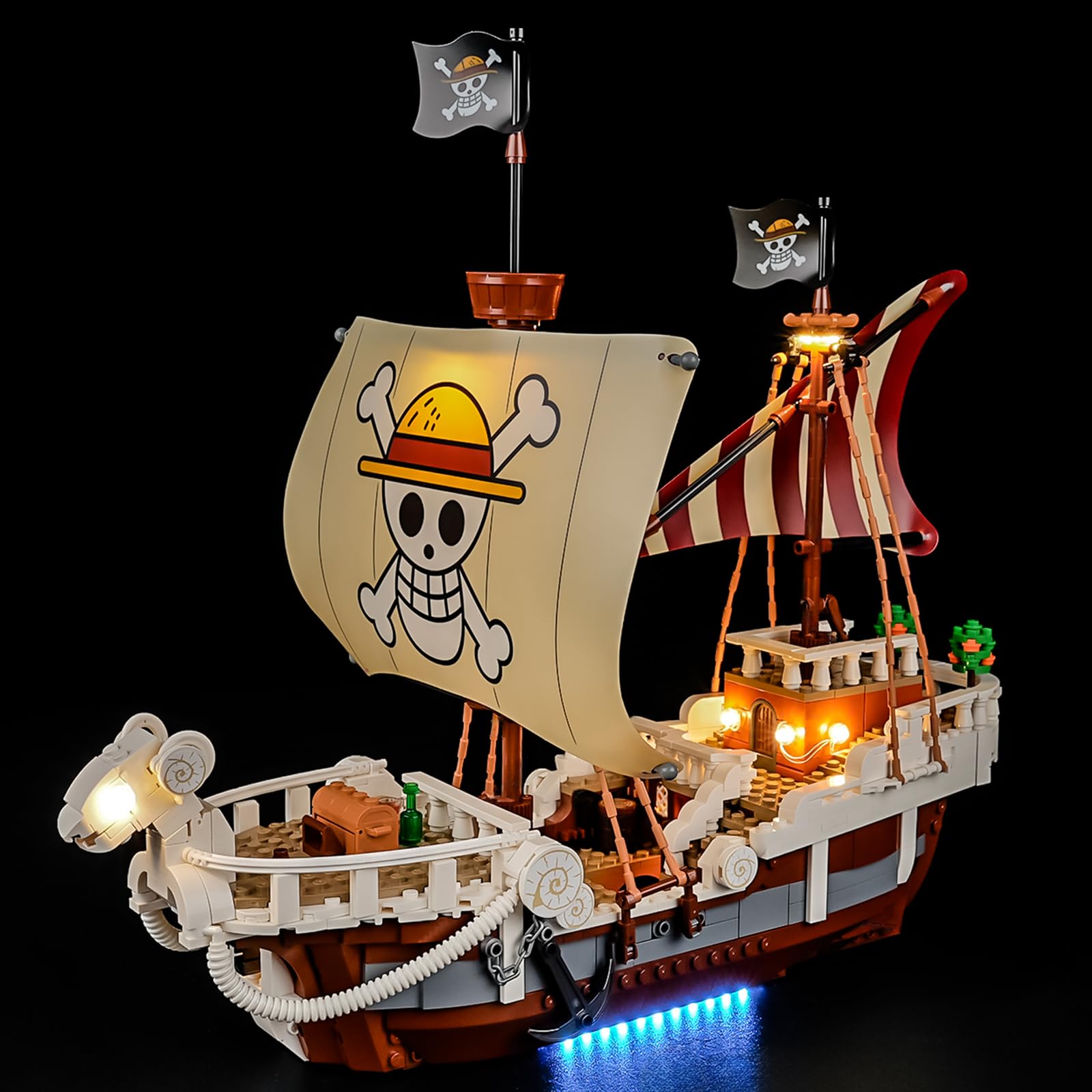 YEABRICKS LED Light for Lego-75639 One Piece The Going Merry Pirate Ship Building Blocks Model (Building Set NOT Included)