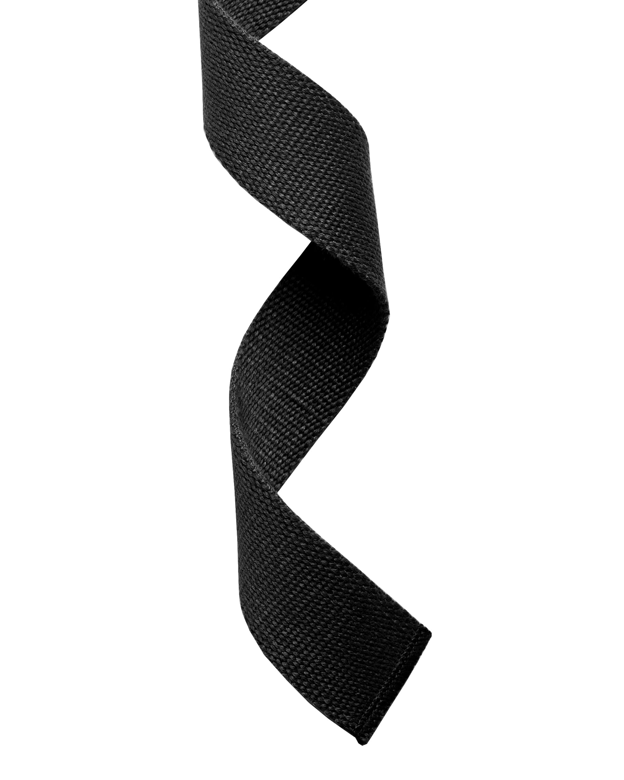 DRSKIN Paski podnoszące do podnoszenia ciężarów, paski na nadgarstek, 66 cm, martwy ciąg, kulturystyka, trójbój siłowy, treningi siłowe, siłownia, neoprenowa amortyzowana bawełna, czarny
