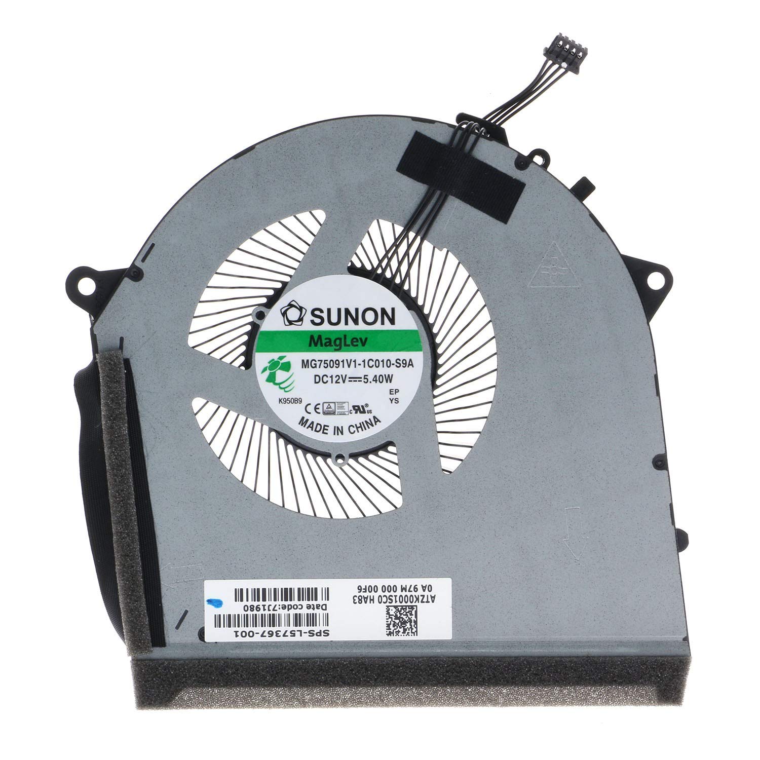 HP Omen Cooling Fan Replacement Cooling Fan Set (CPU + GPU Fans) For HP ...