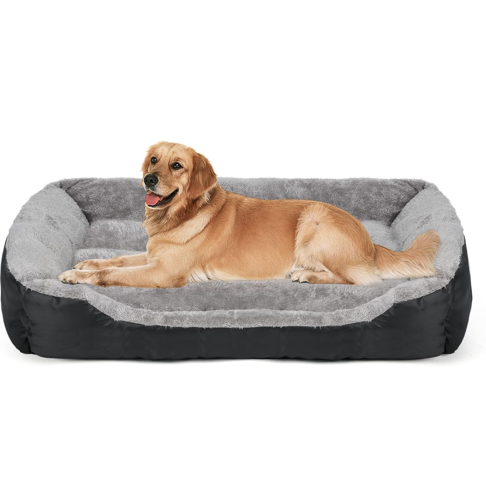 Cama Perro Cama Redonda Para Perro XXL 85cm, Peluda Y Suave