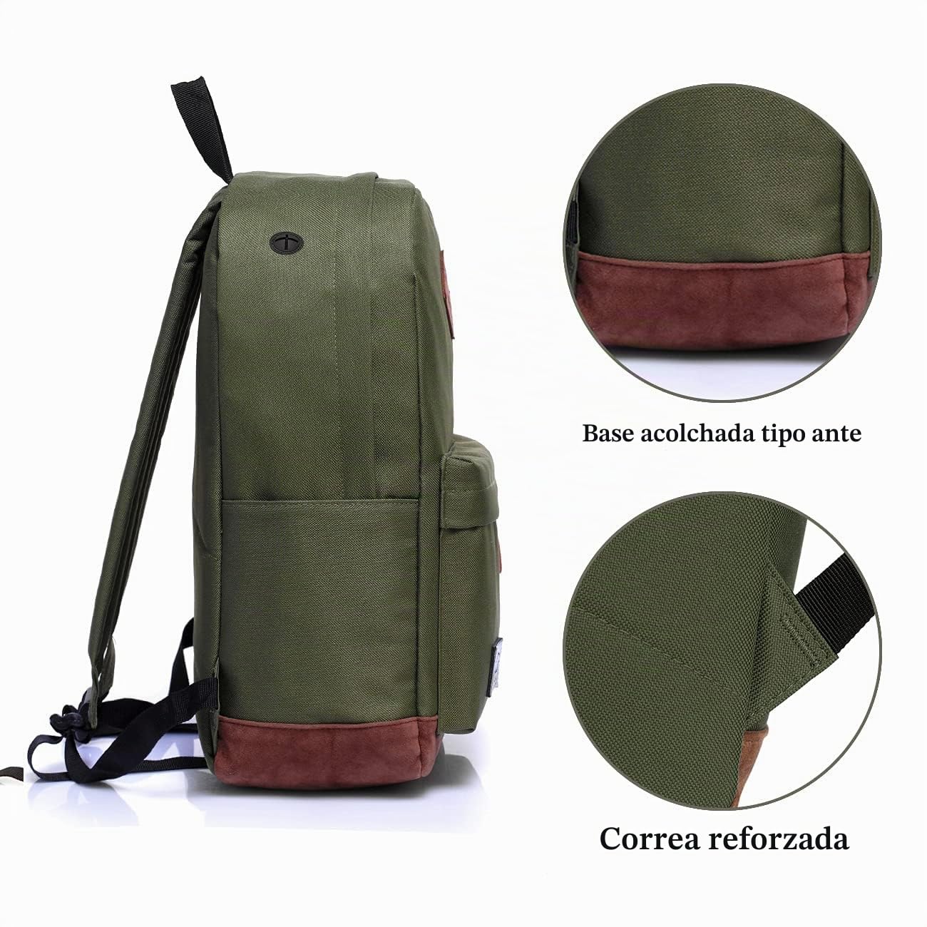 VASCHY Mochila Escolar 23L para Adolescente Universidad Uso Casual Viaje