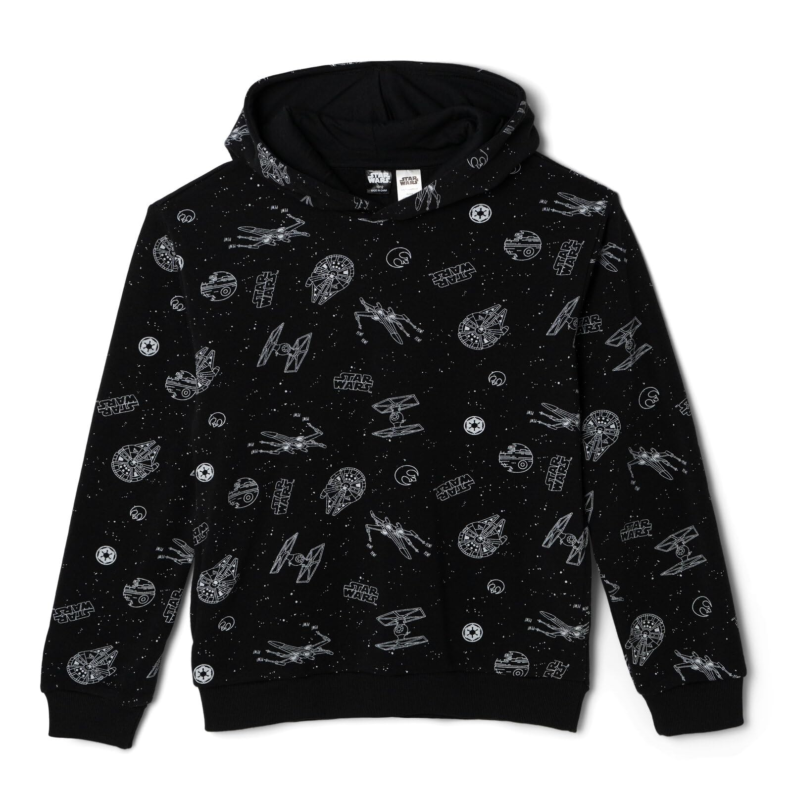 STAR WARS Fleece Pullover Hoodie Little Kid to Big Kid Sizes (4-18-20)