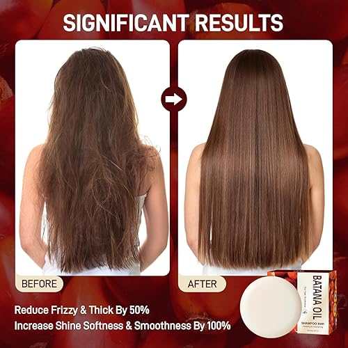 Miniatura 2 de Barra de champú de aceite de Batana para el crecimiento del cabello, barra de aceite Dr. Sebi Batana de Honduras, barras de batana naturales para