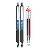 Zebra Pen G-350 Cobalt Blue Retractable Gel Pen, Black Ink, 0.7mm, 2-Pack – view 1