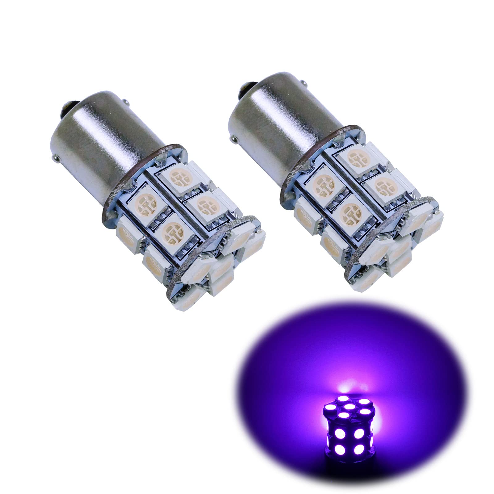 3番目のブレーキランプ Amazon | PA 2個 20SMD 5050 20×3チップ Ba15s 1156 紫 パープル