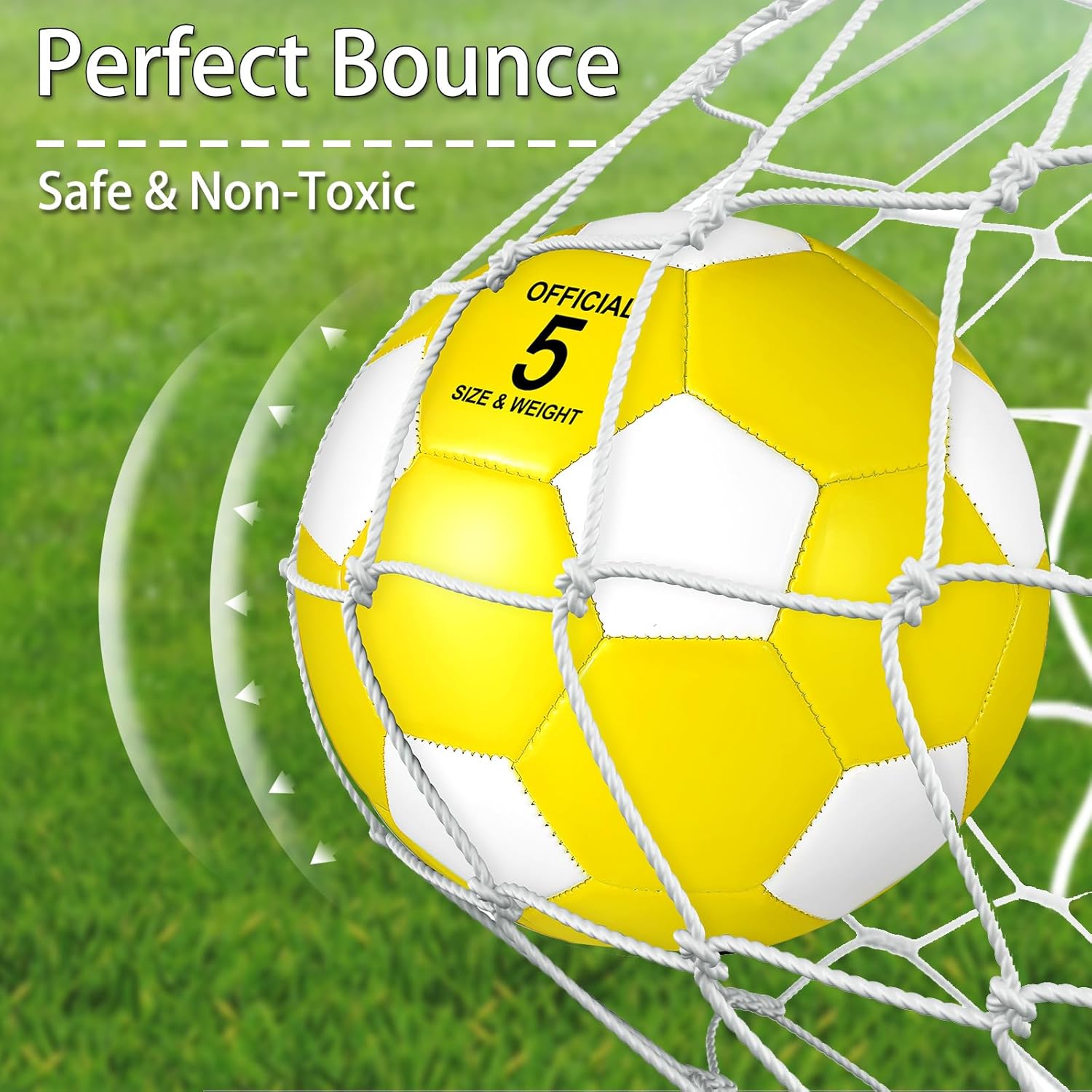 Libima 13 Pcs Soccer Ball Bulk 10 Pcs Official Size 4, 5 Soccer Ball with 2 Pump and Carry Bag Outdoor Indoor Training Practice Football Sports Party Back to School