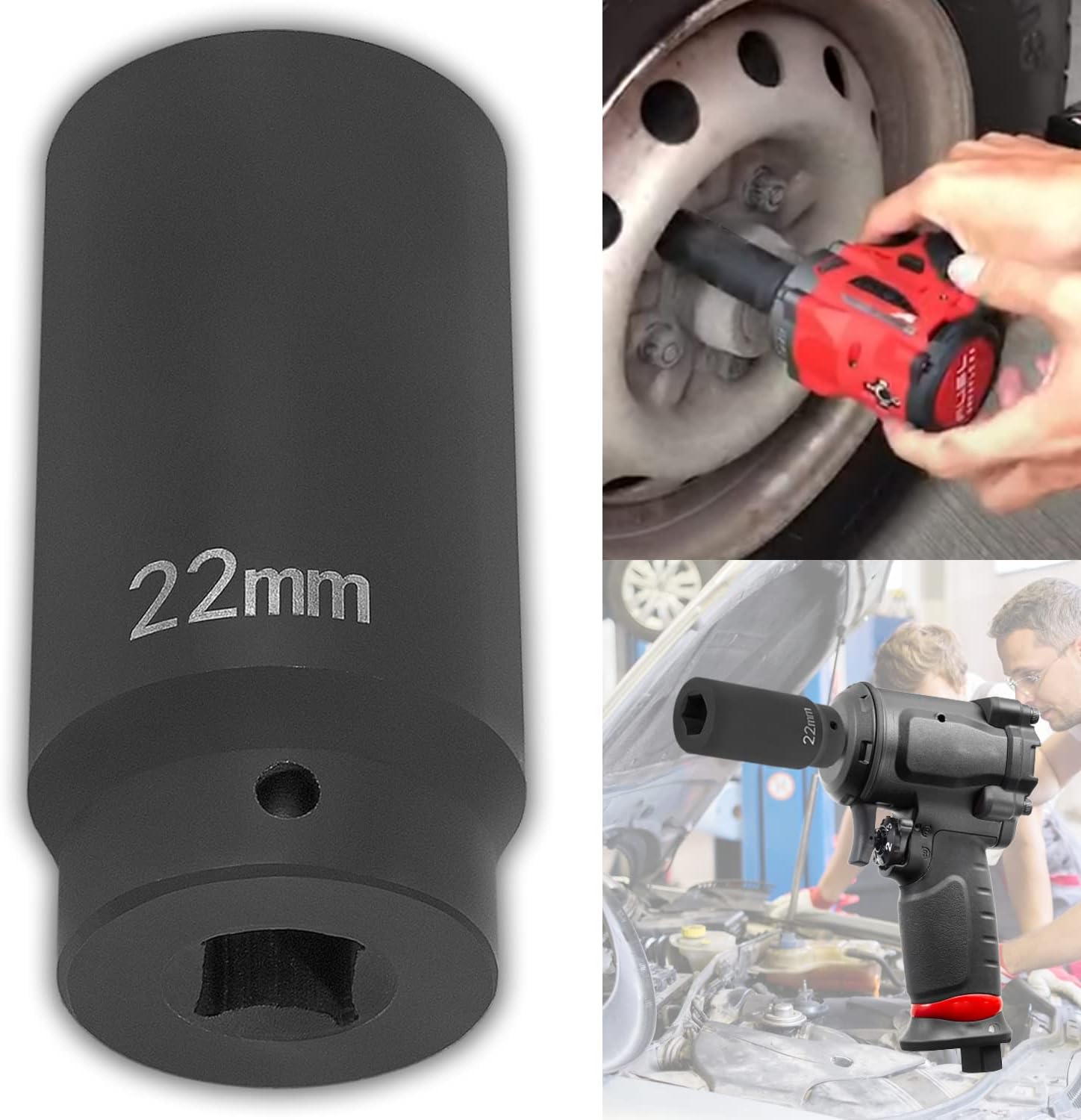 22mm Harmonic Balancer Socket Impact Socket Crank Bolt