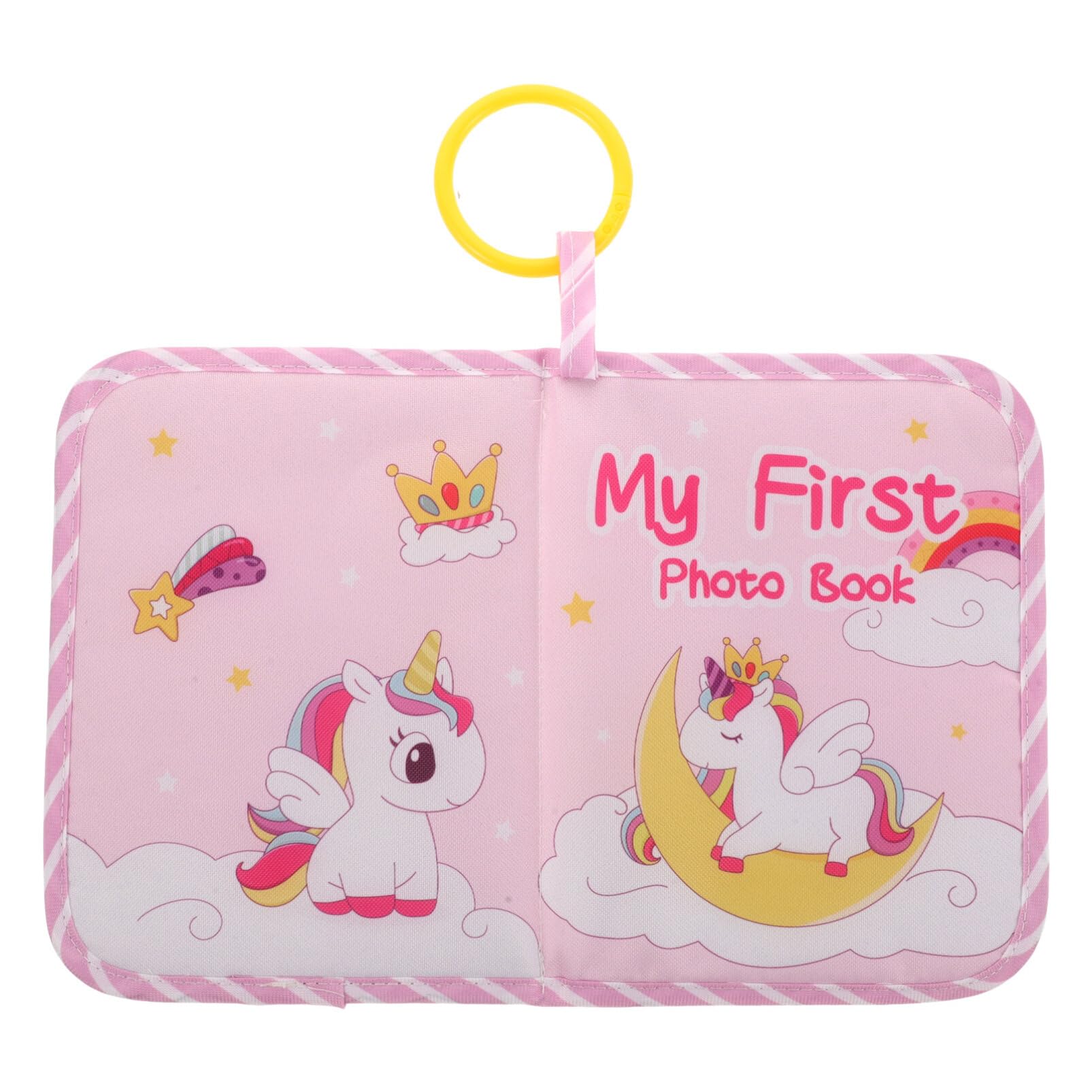 Toyvian Baby Photo Album Soft Cloth Cloth Book for Newborns and Toddlers Cartoon Design Keepsake for Infant Growth Memories - Image 2