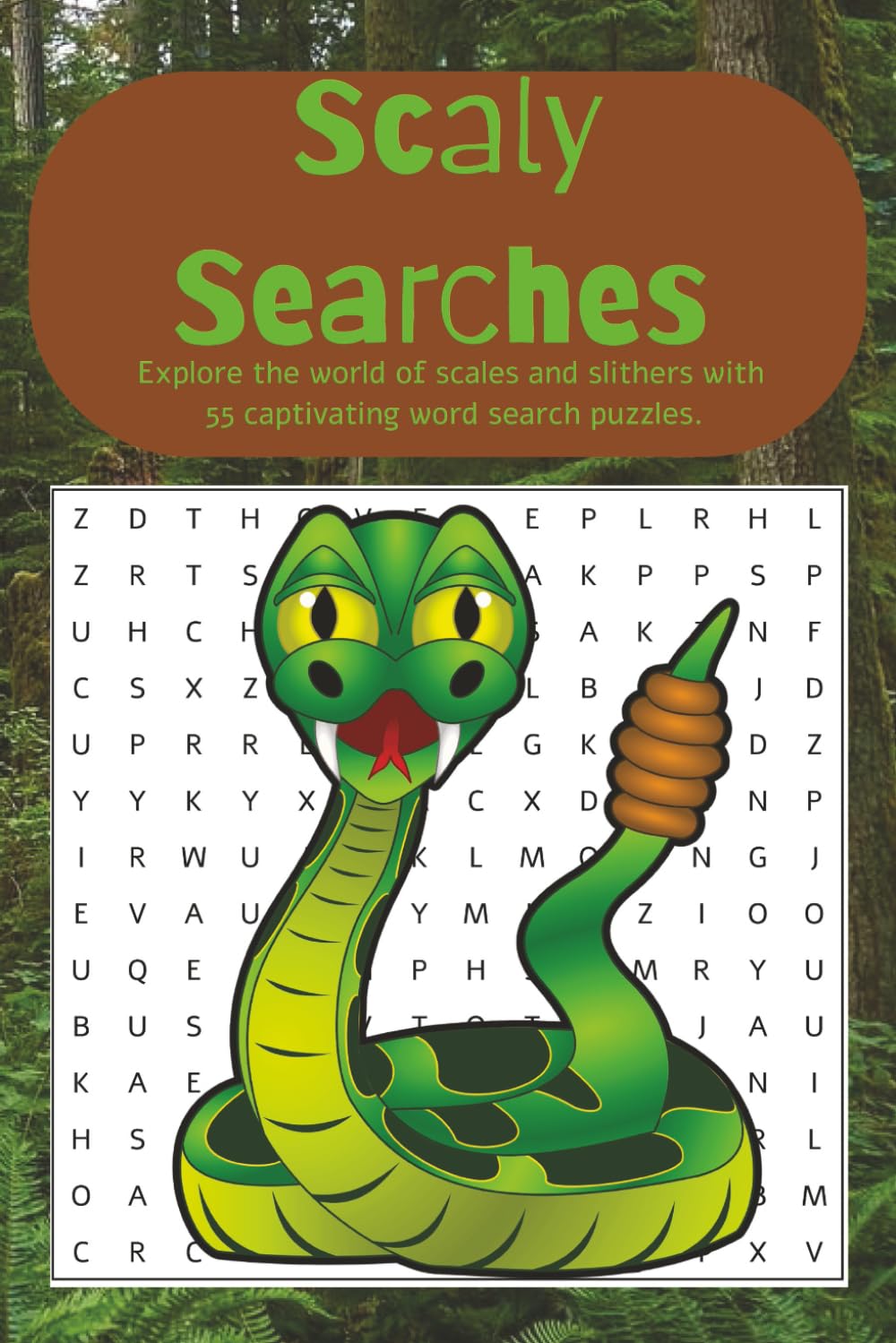 Scaly Searches: 55 Engaging Puzzles for Reptile Enthusiasts
