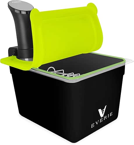 EVERIE Sous Vide Container with Universal Silicone Lid and Sous