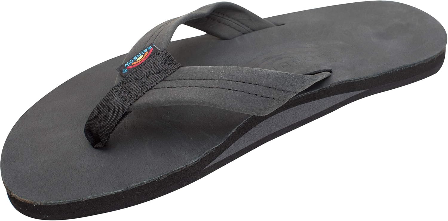  | Rainbow Sandals Men's Leather Single Layer Wide Strap with Arch | Sandals