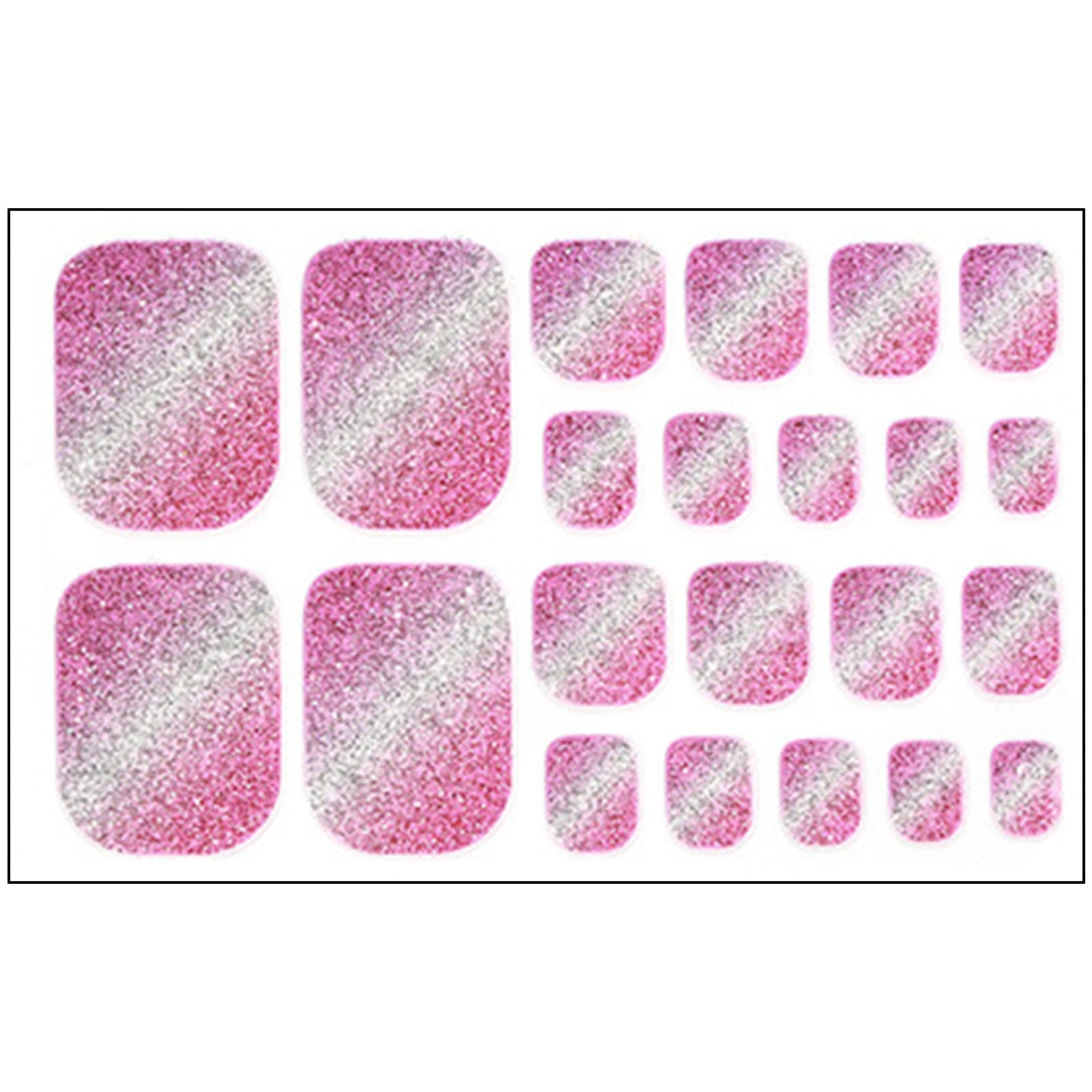 Toenail Stickers False Toenails Tips Full Toenail Art Stickers Toenail Wraps Cats Eye Full Toenail Tips