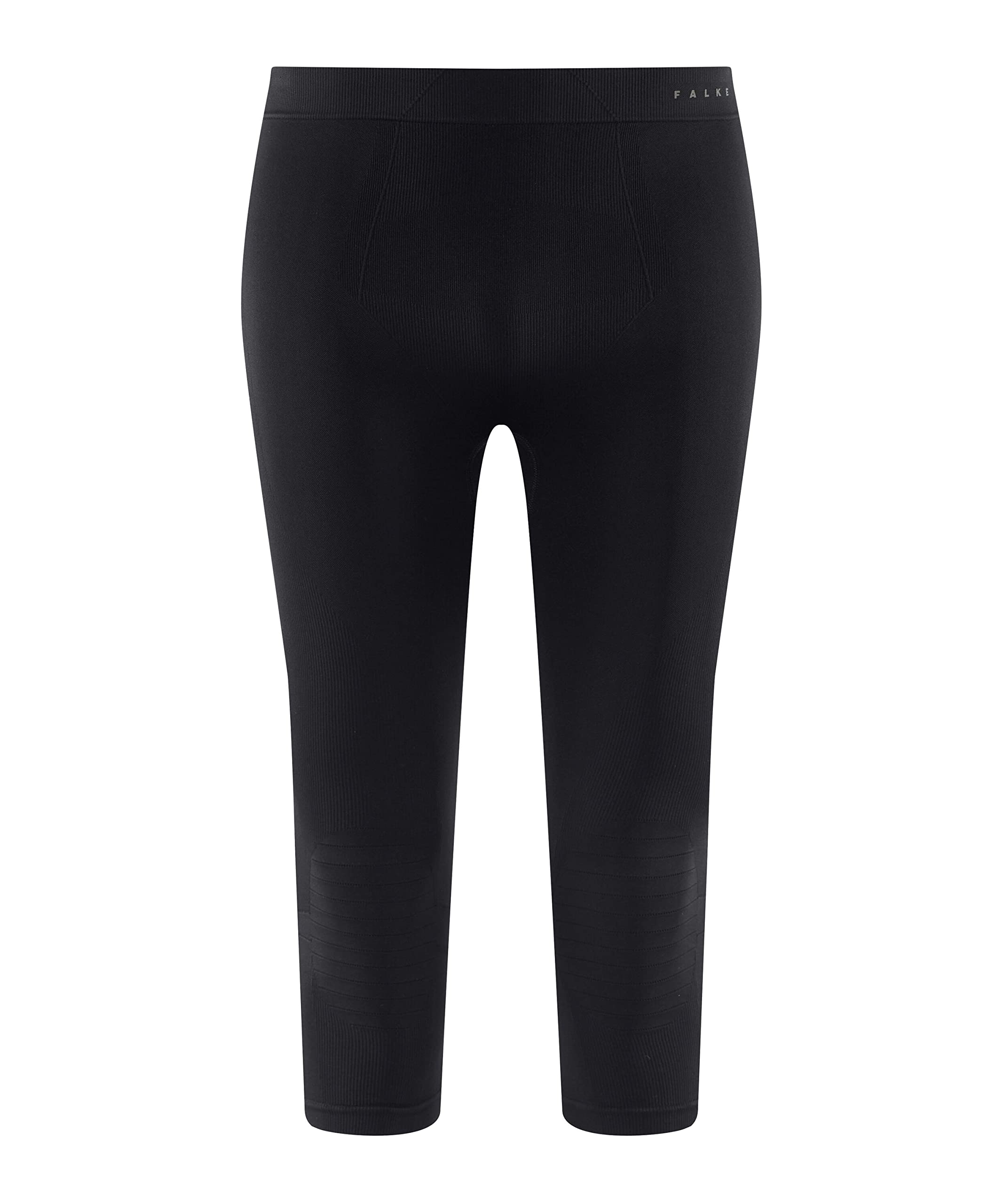 FALKE Herren Baselayer-Hose Maximum Warm 3/4 M Ti Funktionsmaterial schnelltrocknend 1 Stück, Schwarz Black 3000, XL