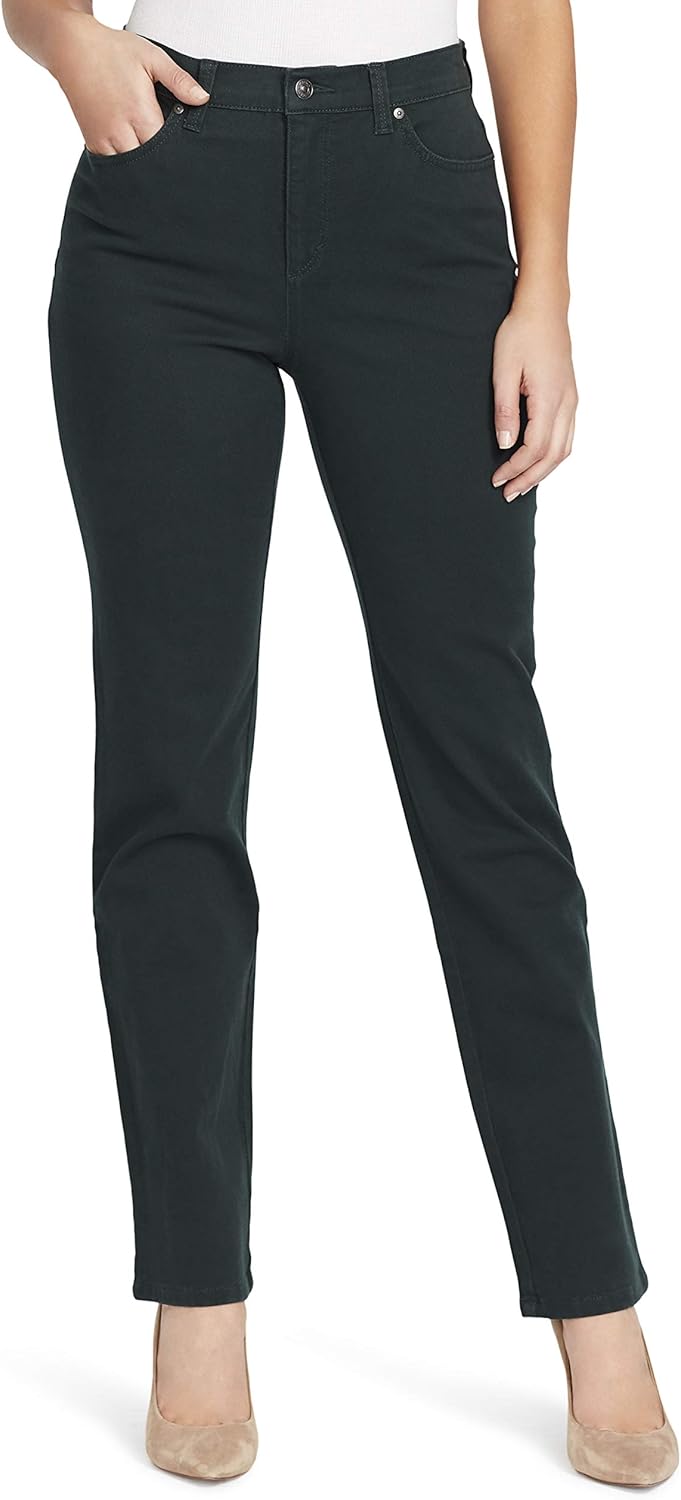 Gloria Vanderbilt Womens Amanda Classic High Rise Tapered Jean Plus Size