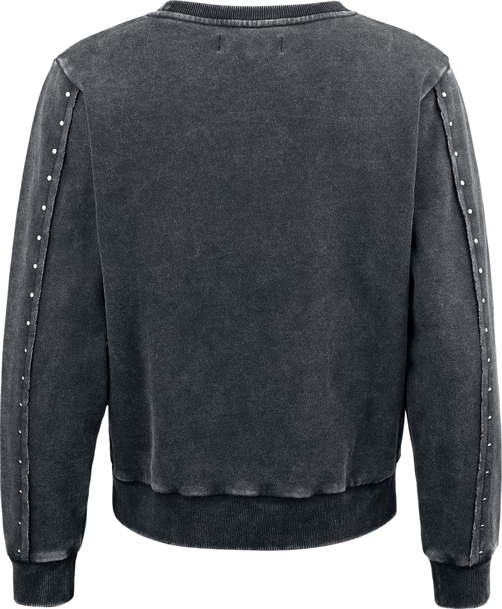 Rock Rebel by EMP Donna Felpa Incognito Rebel grigio