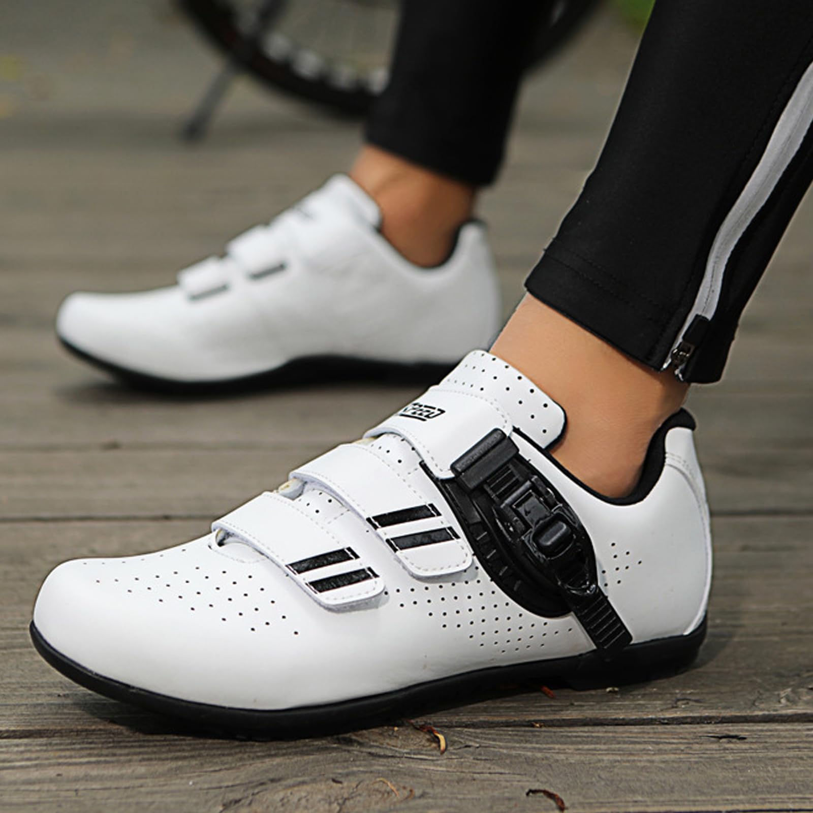 Męskie buty rowerowe do zawodów, buty rowerowe, buty rowerowe do roweru szosowego, unisex buty rowerowe, lekkie, amortyzujące, odporne na zużycie, do rowerów szosowych