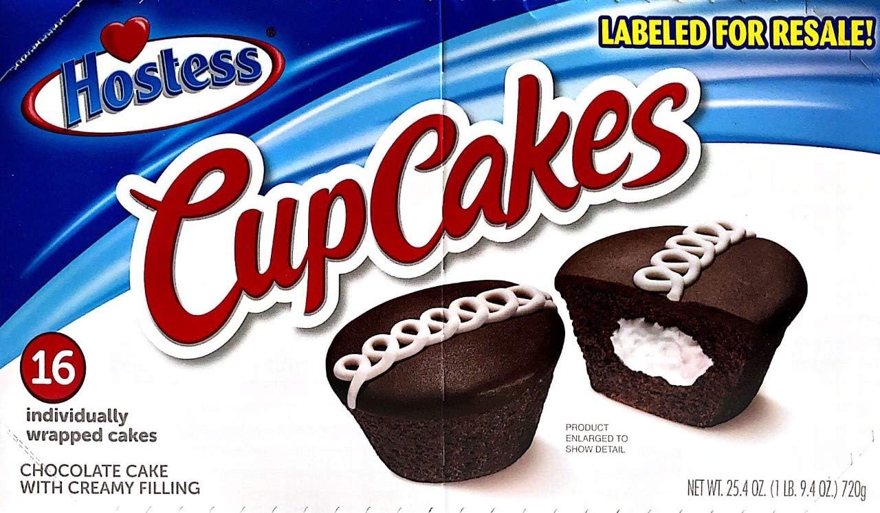 Hostess Classic Original Cupcakes, 16 count