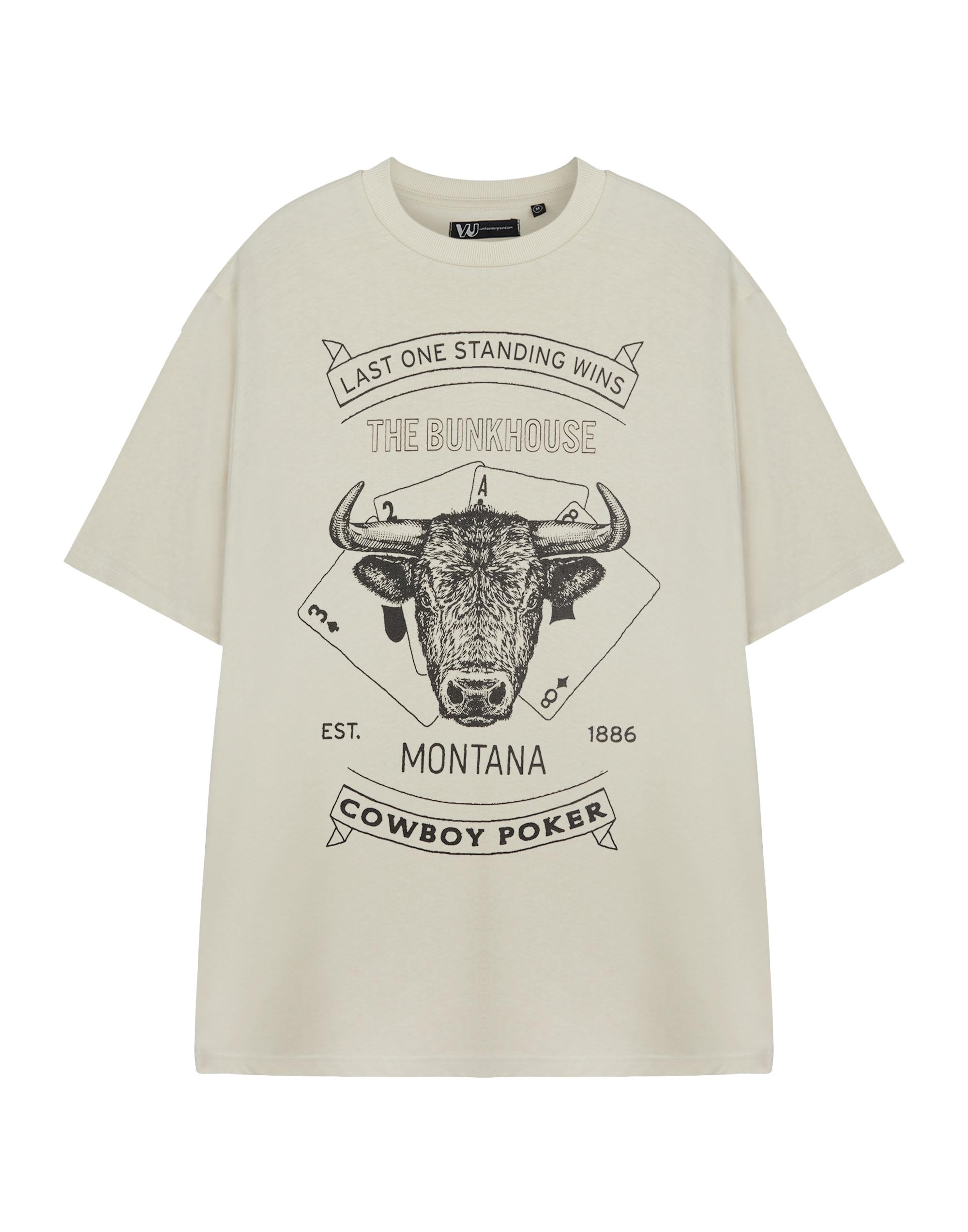 Yellowstone (Xx-Large) Short Sleeved T-Shirt (Mens Beige) Cream