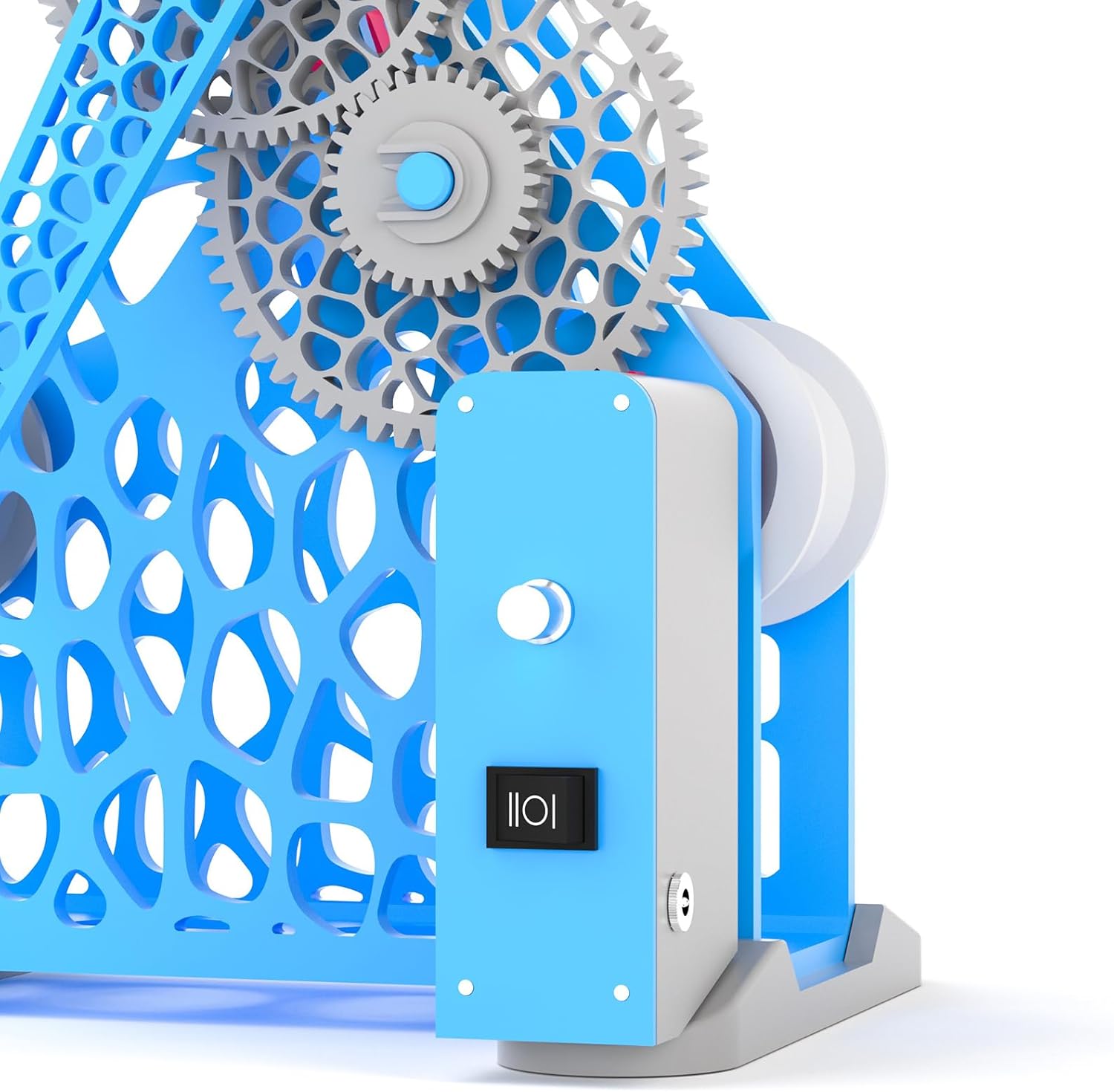 3D Printer Filament Retractor, Spool Winder, Electric Consumables Winder, Capable of Holding 2KG Spools, Removable Modular Design, for 3D Printing Enthusiasts