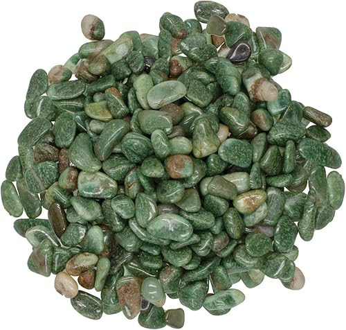 Piedras de cuarzo verde pulidas de 1 libra de África - 0.40 a 0.60 pulgadas promedio - Rocas pulidas para artes y manualidades, reiki, wicca y mucho
