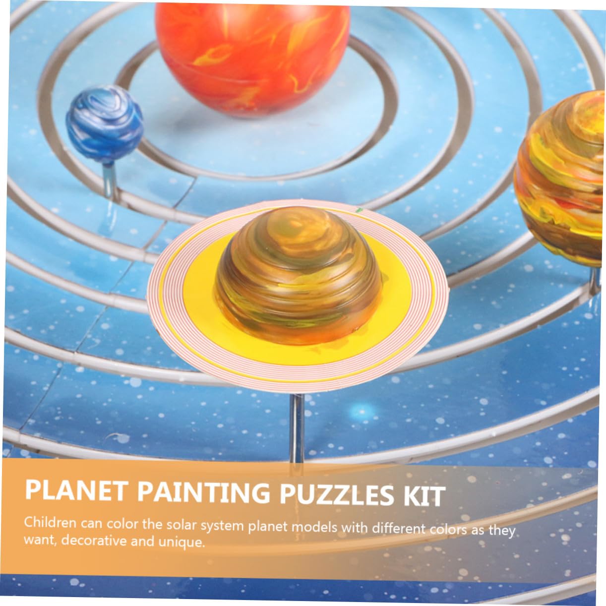 Juguete de Modelo de Planetas DIY para Niños, 1 Set