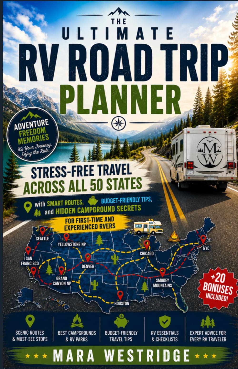 The Ultimate RV Road Trip Planner: Stress-Free Travel Across All 50 States with Smart Routes, Budget-Friendly Tips, and Hidden Campground Secrets for First-Time and Experienced RVers