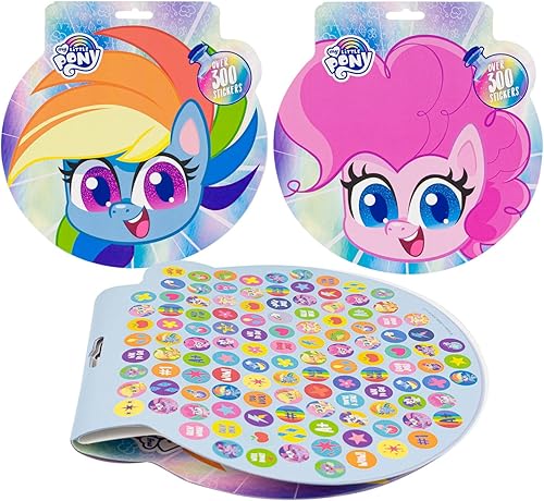 Rainbow Dash  Pinkie Pie Little Pony - Juego de libros de calcomanías - 600 calcomanías