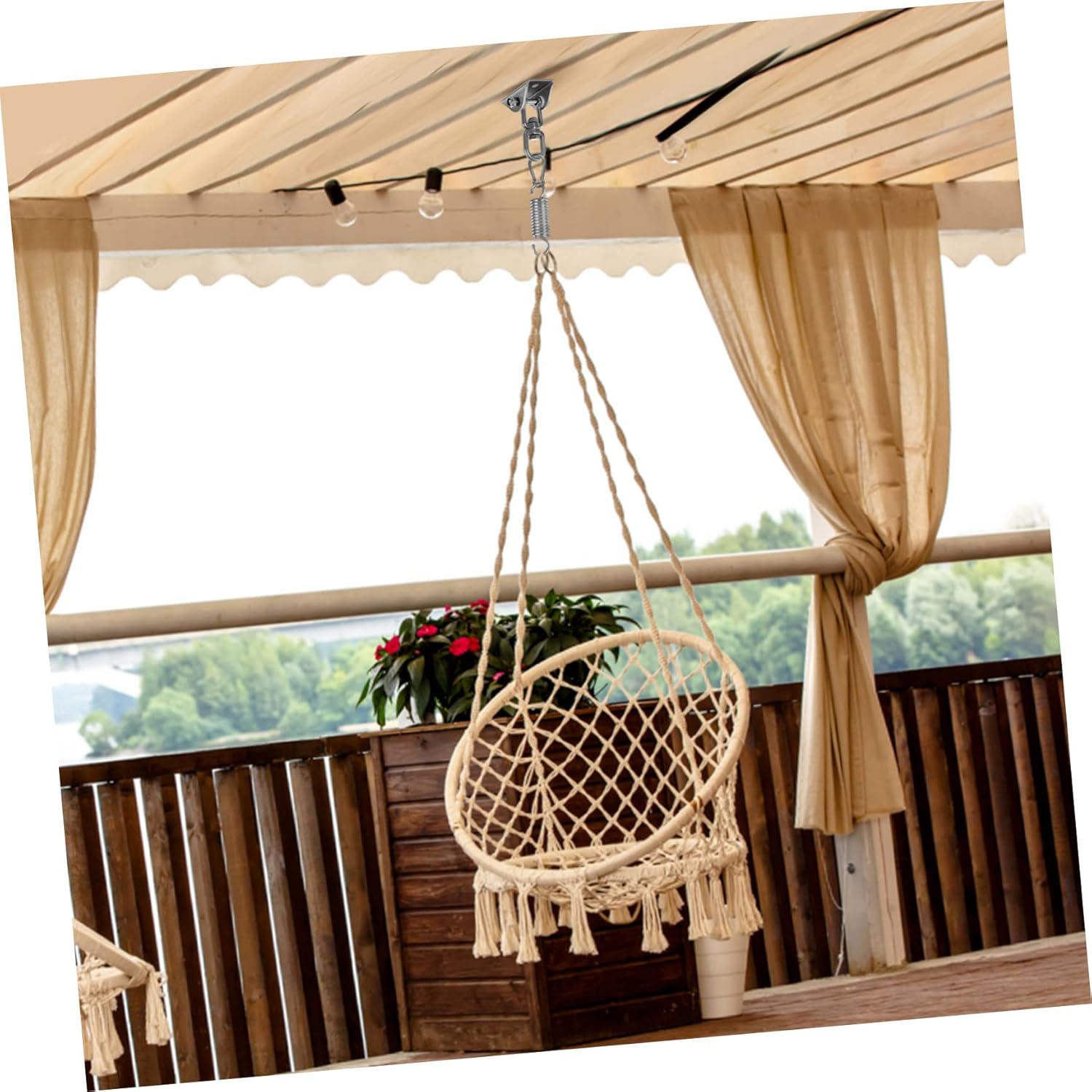 One Swing Hanger Stainless Steel Swing Hanger Kit Rotation for Hammocks Playground Calisthenics Equipment