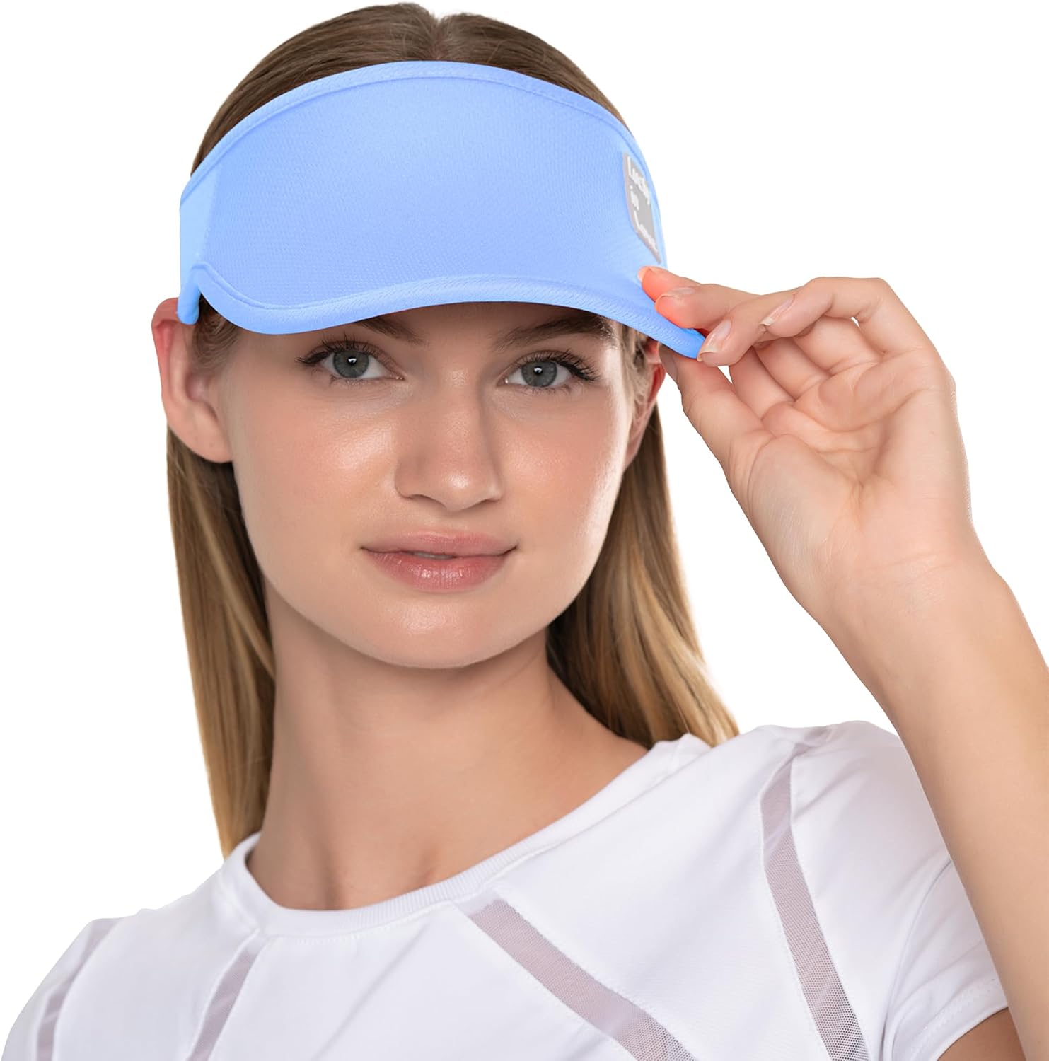 Lucky In Love Women’s Performance Visor, Lightweight Adjustable Visor w/Moisture-Wicking Headband, Golf, Padel & Pickleball