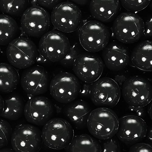 PlayMaty Pelotas de juego Pelotas de plástico transparente sin ftalatos y BPA, 2.36 pulgadas para niños pequeños y bebés para casa de juegos,