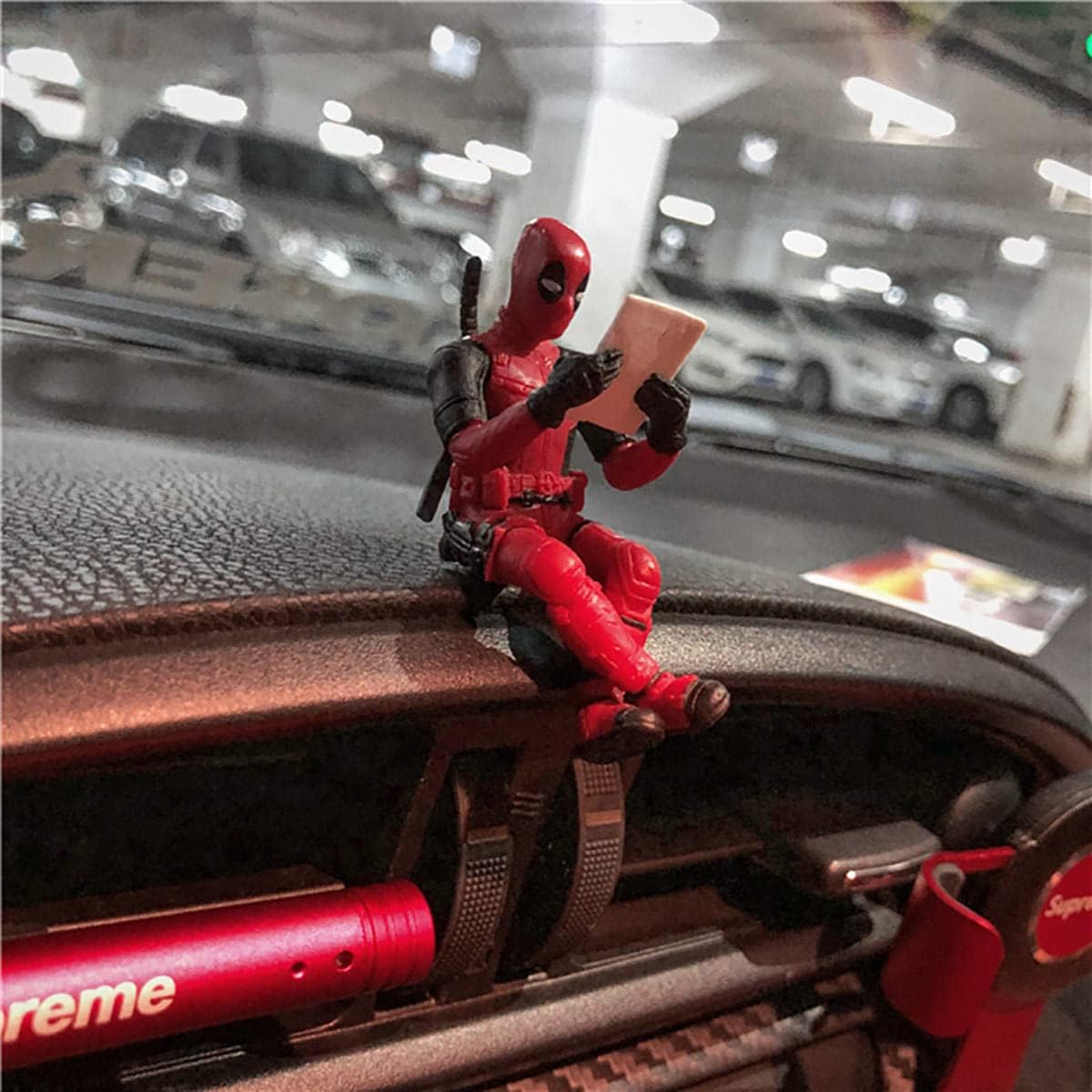 Funny anime Deadpool Pendant Doll For Rear View Mirror, Car, Auto Interior Decoration Accessories