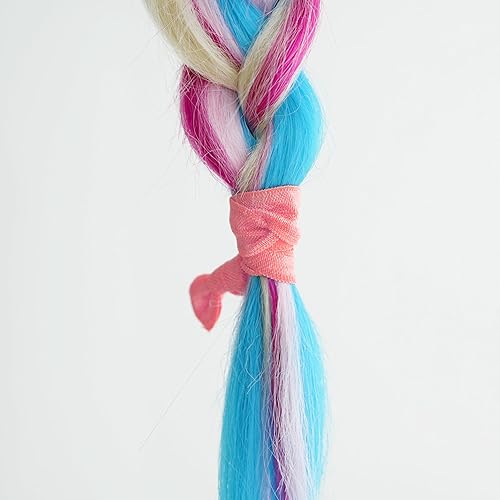 Miniatura 5 de MEEDEE Paquete de 100 accesorios elásticos para el cabello, sin arrugas, lazos suaves anudados, sin daños, colas de caballo, pulseras de yoga para