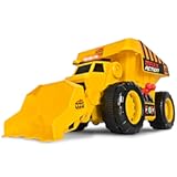 19&apos;’ 2-N-1 Motorized Dig Rig – Excavator and Dump Truck Toy with Joystick Control for Toddlers &vert; Gift for Kids 3&plus; &vert; Lights&comma; Sounds & Interactive Construction Vehicle&comma; Batteries Included