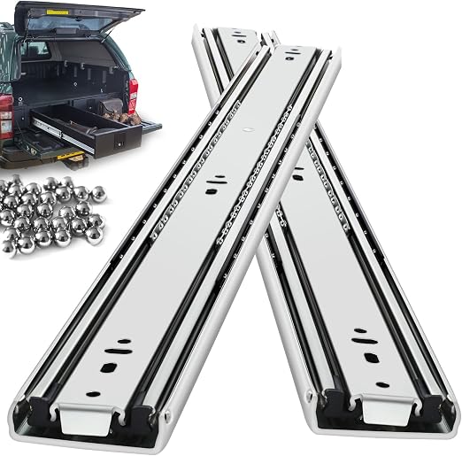 VAGUDE Heavy Duty Drawer Slides - Full Extension Side Mount, 150 Lbs Capacity, 16-40 Inch Sizes - View #7