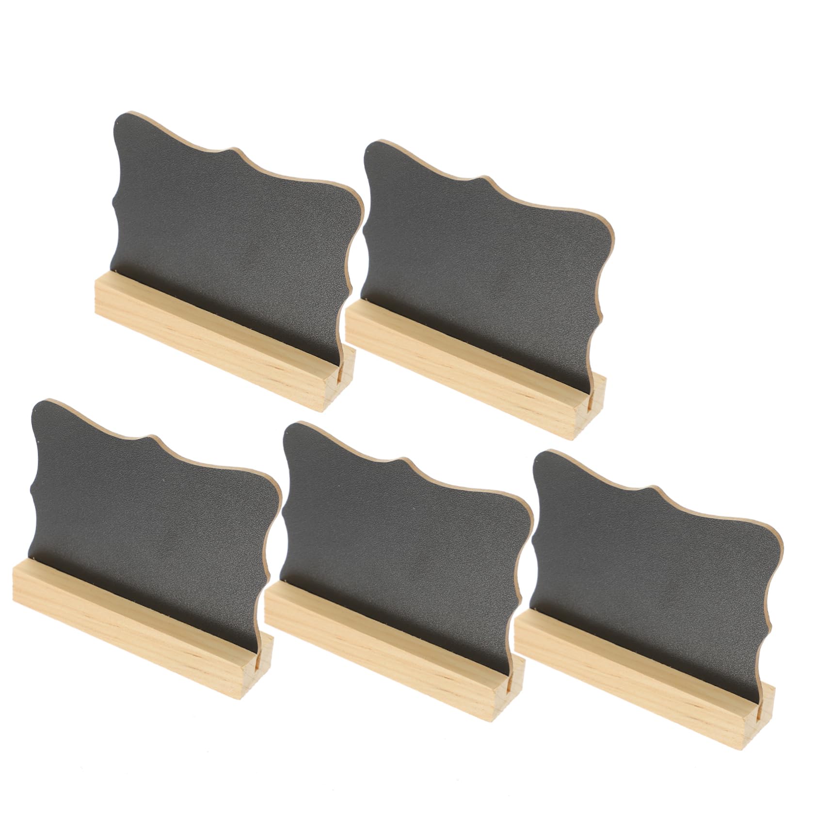 DOITOOL 4 Ensembles Mini Tableaux Bois Double Face Pour Messages Pour Décoration De Buffet Mariage Anniversaire Et Boutique 5 Pièces * 4