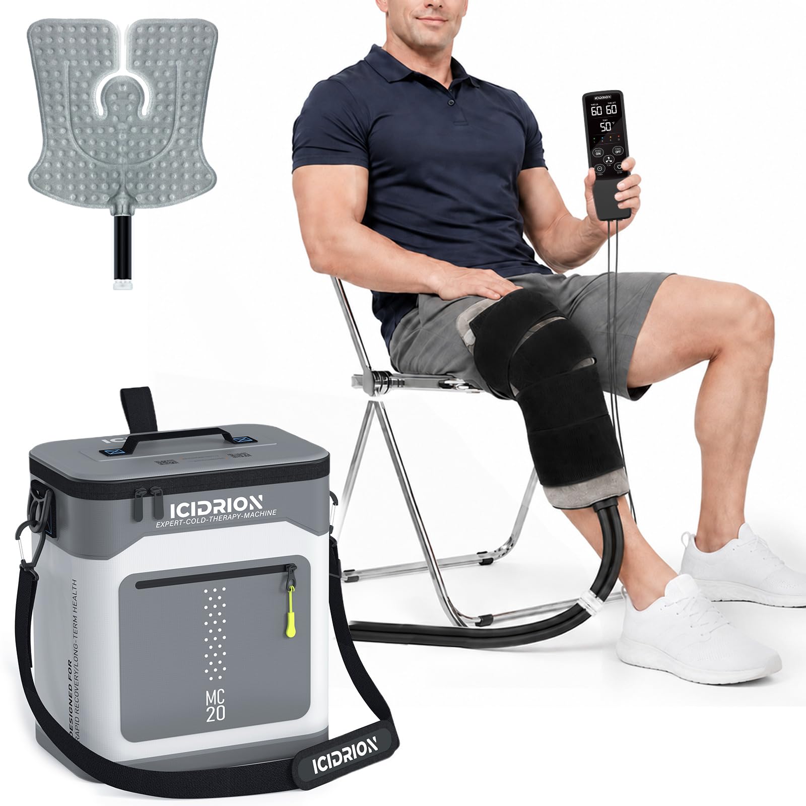 Photo 1 of ICIDRION Ice Machine for Knee Surgery Recovery
